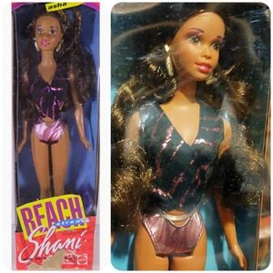 🆕1992 Beach Streak Asha Shani Black Barbie